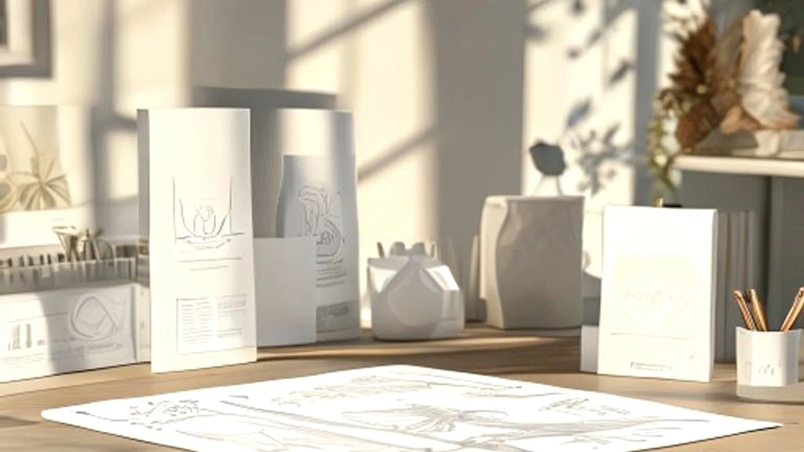 Professional product shooting scene in studio